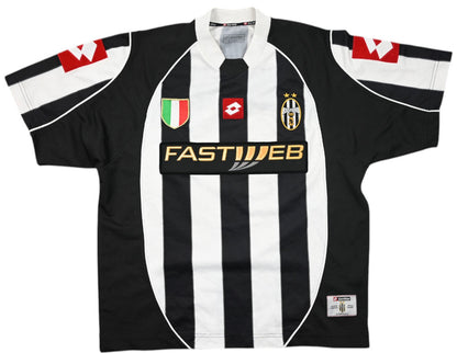 Maillot Juventus Domicile 2002-03 Lotto Fastweb Vintage L