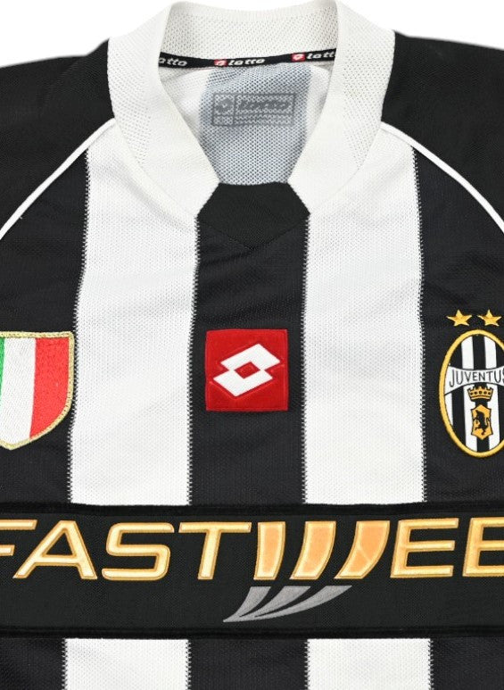 Maillot Juventus Domicile 2002-03 Lotto Fastweb Vintage L
