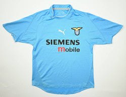 Maillot Lazio 2002-03 Puma Domicile Vintage Siemens Mobile