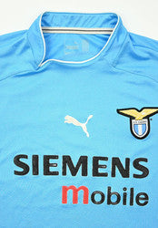 Maillot Lazio 2002-03 Puma Domicile Vintage Siemens Mobile