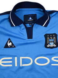 Maillot Manchester City 2002-03 Domicile Le Coq Sportif Vintage