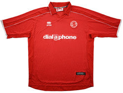 Maillot Middlesbrough Domicile 2002-03 Errea Dialphone Vintage