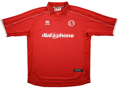 Maillot Middlesbrough Domicile 2002-03 Errea Dialphone Vintage