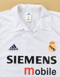 Maillot Real Madrid 2002-03 Figo Adidas Domicile Vintage