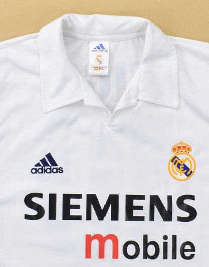 Maillot Real Madrid 2002-03 Figo Adidas Domicile Vintage