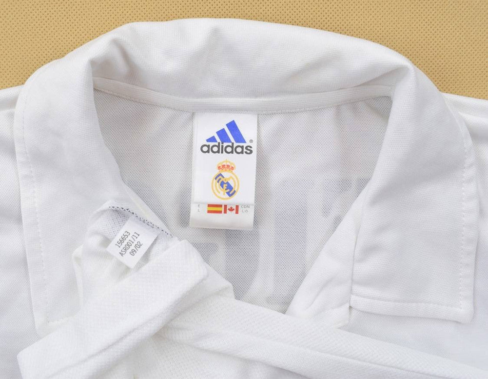 Maillot Real Madrid 2002-03 Figo Adidas Domicile Vintage