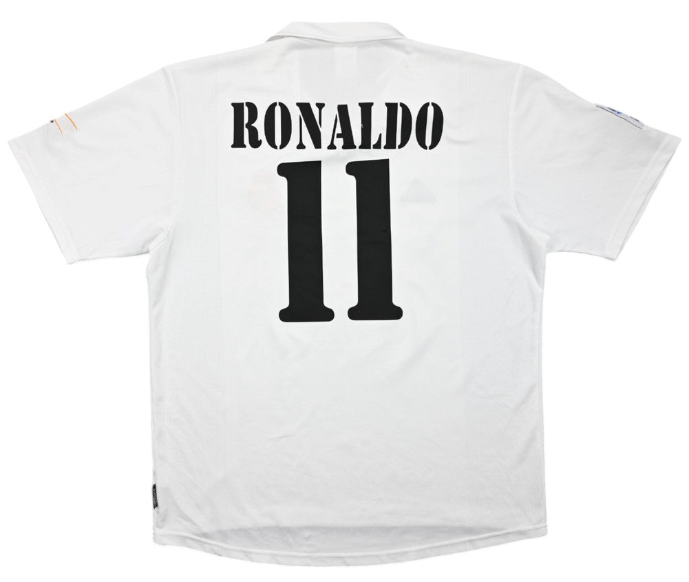 Maillot Real Madrid 2002-03 Adidas Ronaldo Domicile Vintage