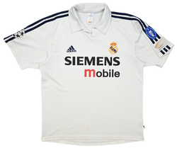 Maillot Real Madrid 2002-03 Adidas Siemens Mobile vintage L