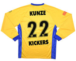 Maillot Stuttgarter Kickers 2002-03 Extérieur Uhlsport KUNZE vintage