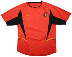 Maillot Belgique Domicile Nike 2002-2004 Vintage Collector
