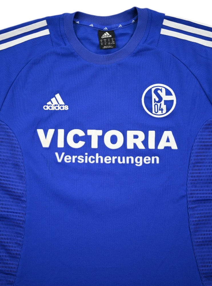 Maillot Schalke 04 Domicile Adidas 2002-2004 Vintage MARTIN