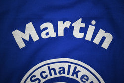 Maillot Schalke 04 Domicile Adidas 2002-2004 Vintage MARTIN