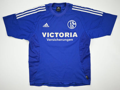 Maillot Schalke 04 2002-04 Adidas Varela vintage collector