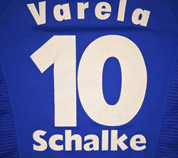 Maillot Schalke 04 2002-04 Adidas Varela vintage collector