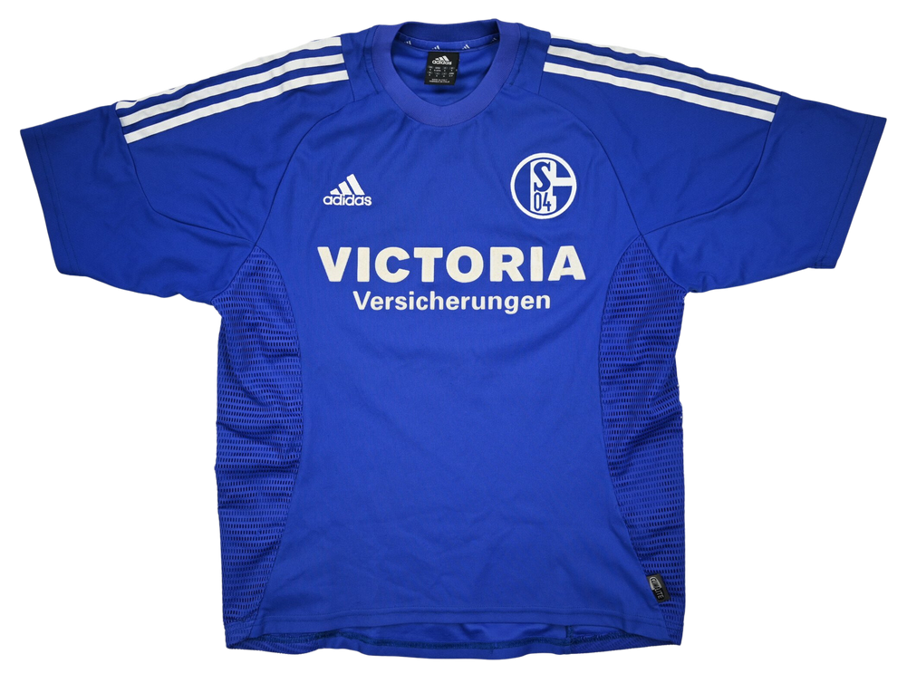 Maillot Schalke 04 2002-04 Adidas Varela vintage collector