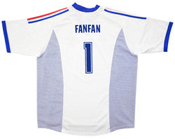 Maillot France Extérieur Adidas 2002-2004 Vintage "Fanfan"