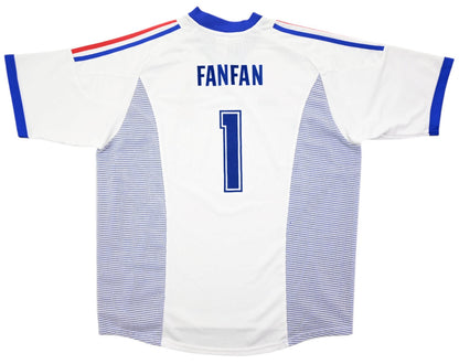 Maillot France Extérieur Adidas 2002-2004 Vintage "Fanfan"