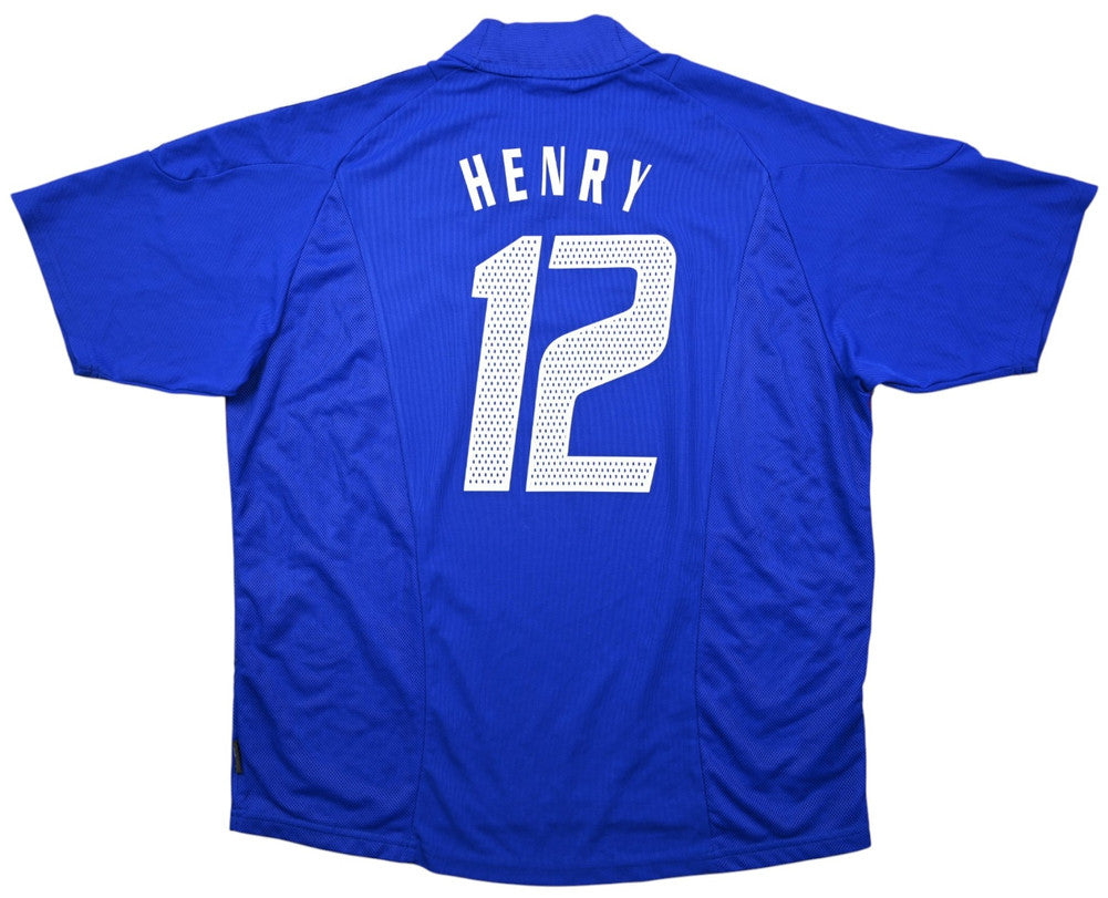 Maillot France Domicile Adidas 2002-2004 Henry Vintage XL