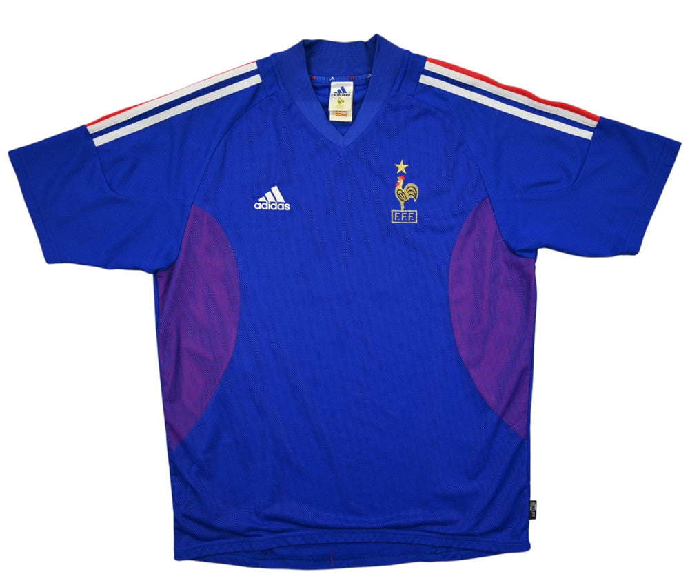Maillot France Domicile 2002-04 Adidas Vieira vintage 9/10