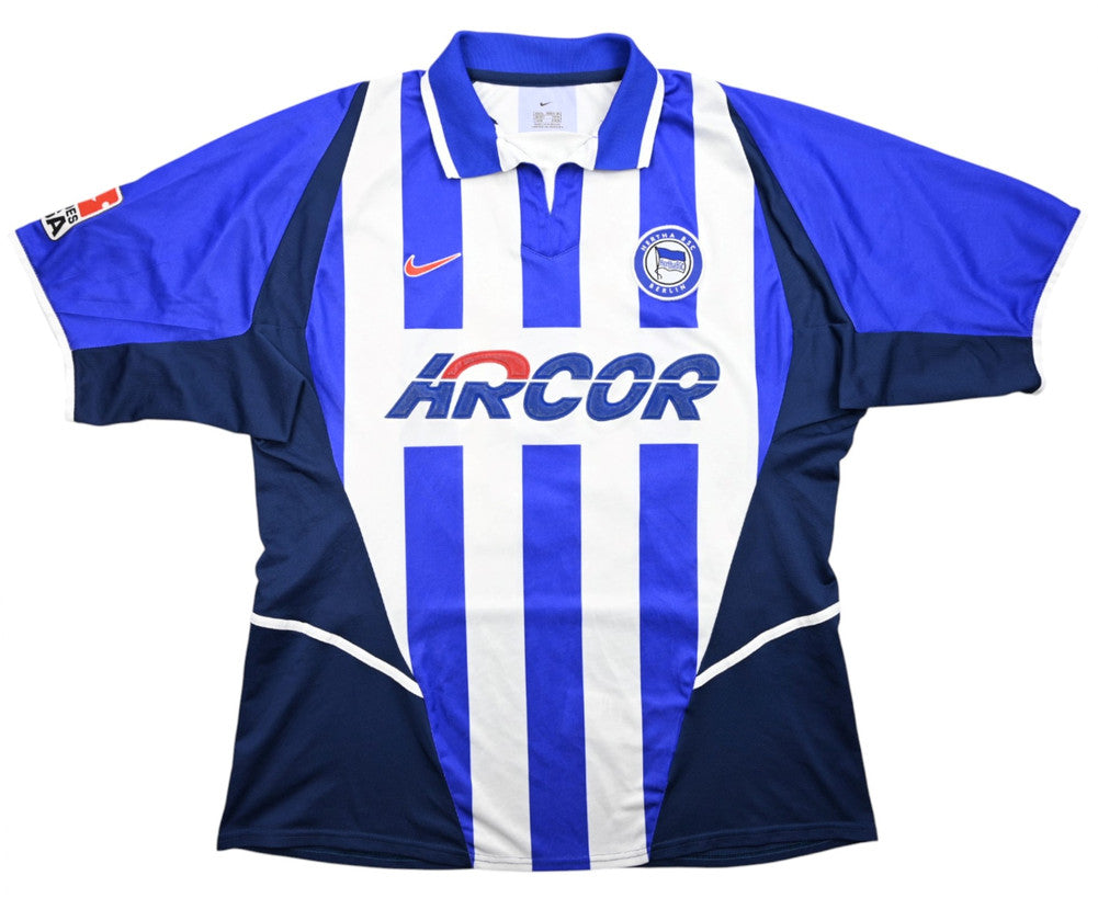 Maillot Hertha Berlin 2002-04 Nike Domicile Bobic vintage