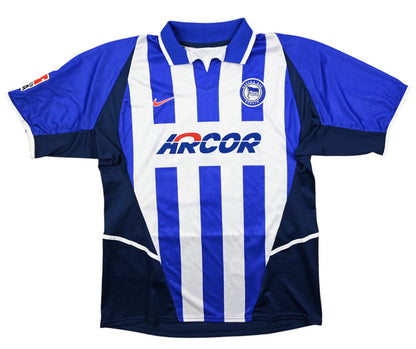 Maillot Hertha Berlin Domicile Nike 2002-04 Bobic Vintage