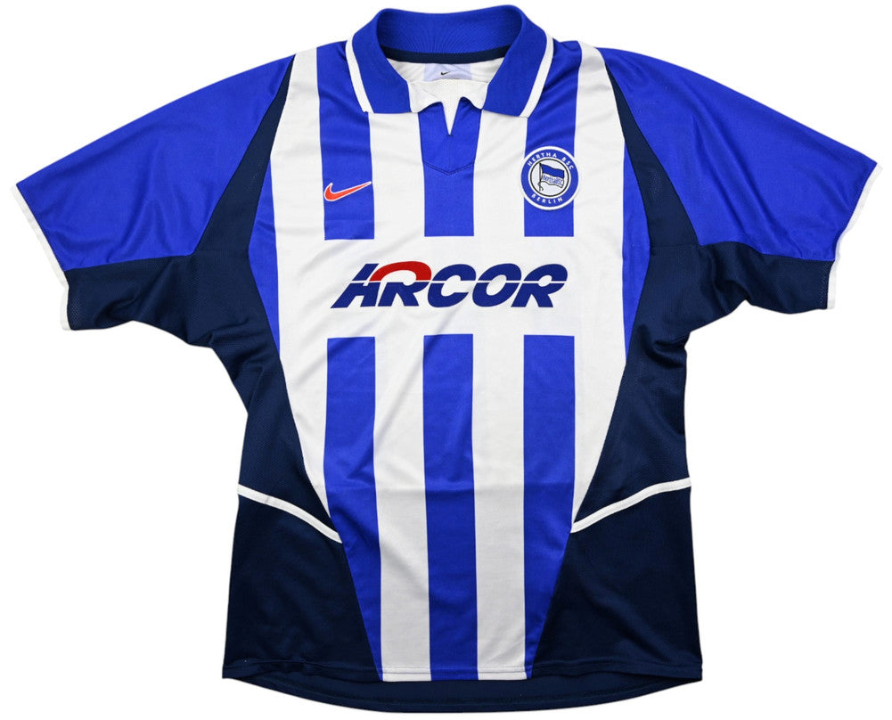 Maillot Hertha Berlin Domicile Nike 2002-04 Vintage - Taille L