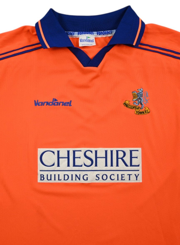 Maillot Macclesfield Town 2002-04 Domicile Vandanel vintage