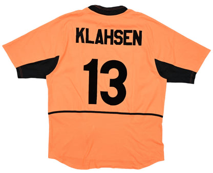 Maillot Pays-Bas Domicile Nike 2002-04 Klahsen vintage collector