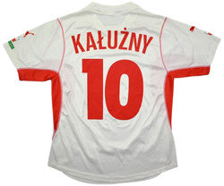 Maillot Pologne Extérieur Puma 2002-04 Kałużny vintage 8/10