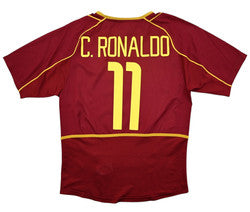 Maillot Portugal 2002-2004 Nike Domicile C.Ronaldo vintage 9/10
