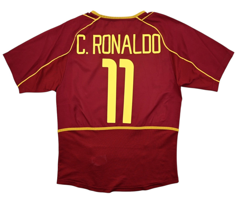 Maillot Portugal 2002-2004 Nike Domicile C.Ronaldo vintage 9/10