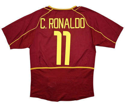 Maillot Portugal 2002-2004 Nike Domicile C.Ronaldo vintage 9/10
