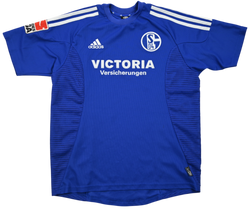 Maillot Schalke 04 2002-04 Adidas Böhme vintage collector