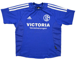 Maillot Schalke 04 Domicile Adidas 2002-04 Vintage Boys 140cm