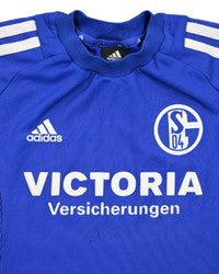 Maillot Schalke 04 Domicile Adidas 2002-04 Vintage Boys 140cm
