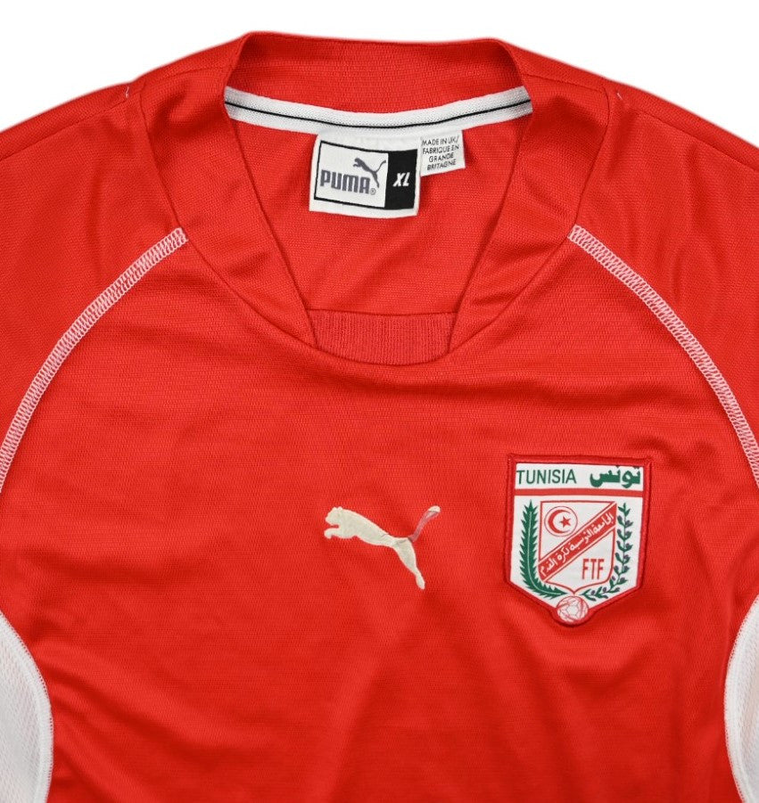 Maillot Tunisie Domicile Puma 2002-2004 Vintage XL
