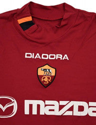 Maillot AS Roma Domicile 2003-04 Diadora Mazda Vintage