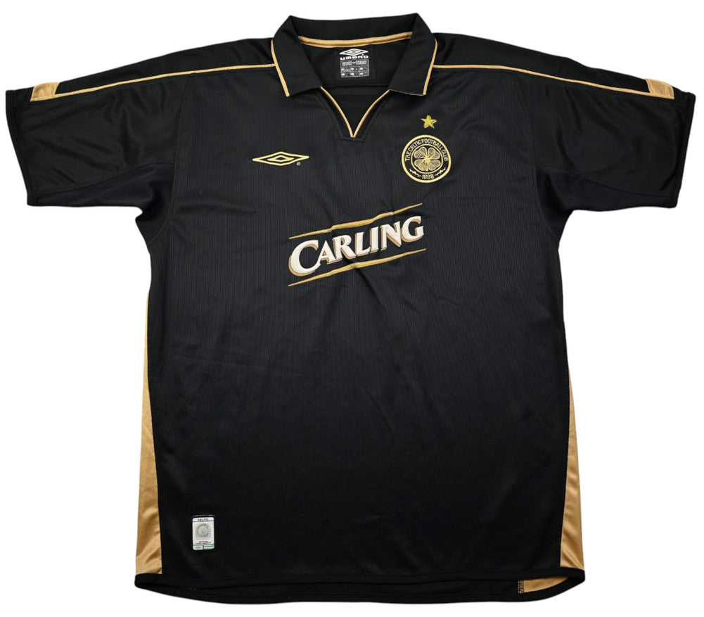Maillot Celtic FC Extérieur 2003-04 Umbro Larsson vintage