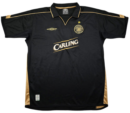 Maillot Celtic FC Extérieur 2003-04 Umbro Larsson vintage