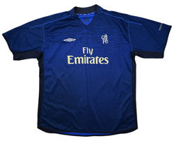 Maillot Chelsea 2003-04 Umbro Domicile Fly Emirates Vintage