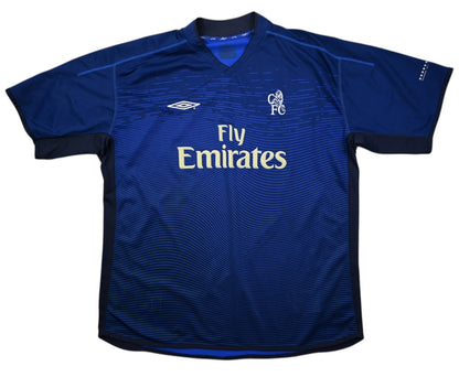 Maillot Chelsea 2003-04 Umbro Domicile Fly Emirates Vintage