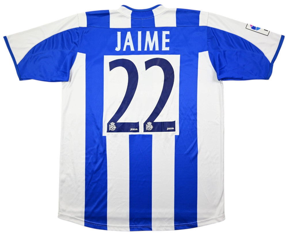 Maillot Deportivo La Coruña 2003-04 Joma Domicile FADESA vintage