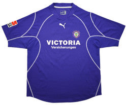 Maillot Erzgebirge Aue 2003-04 Puma Domicile Signé Ronny Jank