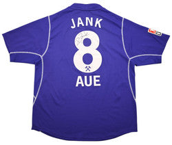 Maillot Erzgebirge Aue 2003-04 Puma Domicile Signé Ronny Jank