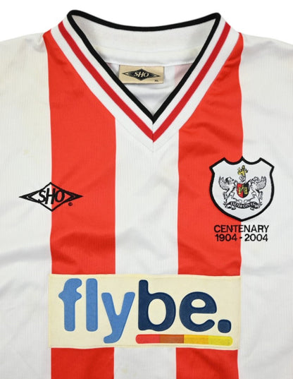 Maillot Exeter City Domicile Umbro 2003-04 Vintage | Flybe