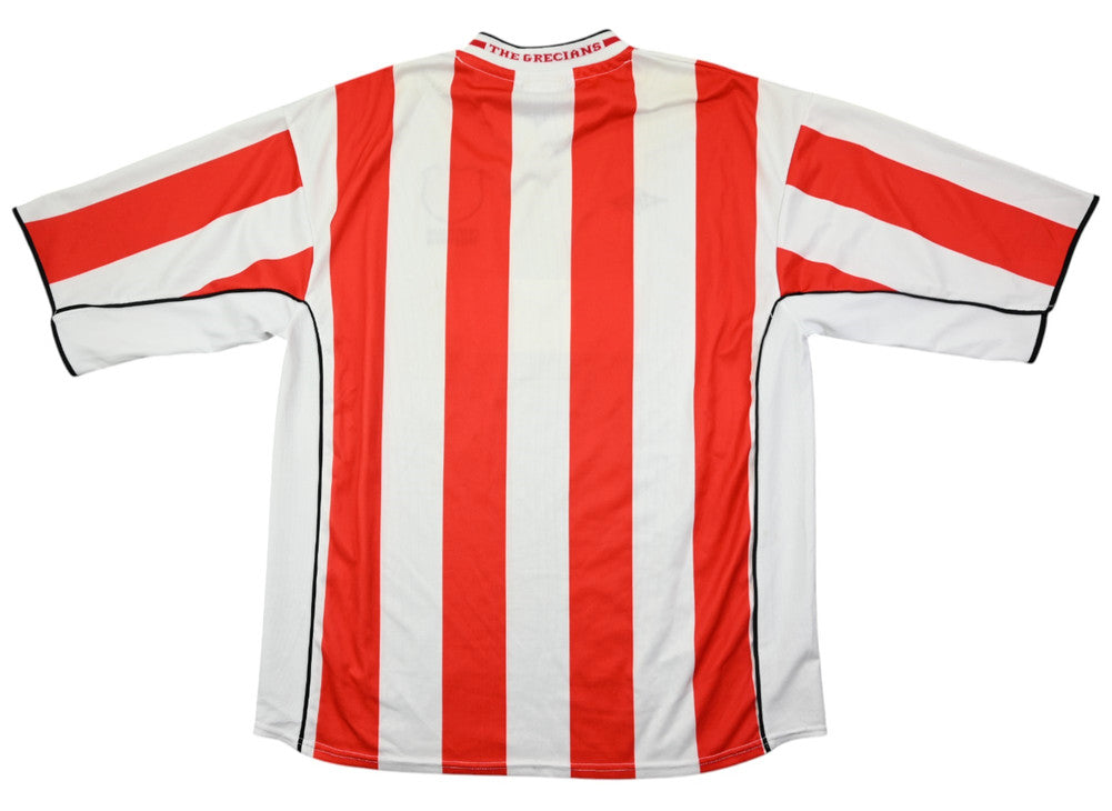 Maillot Exeter City Domicile Umbro 2003-04 Vintage | Flybe