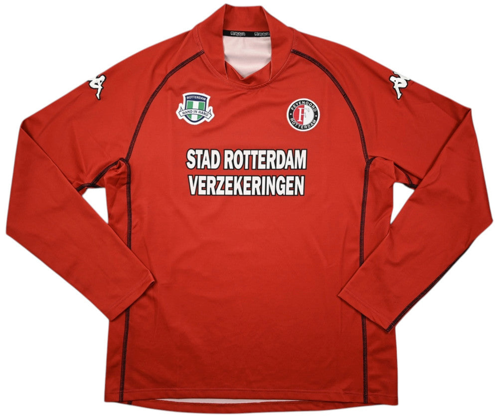 Maillot Feyenoord 2003-04 Kappa Domicile Manches Longues Vintage