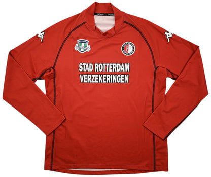 Maillot Feyenoord 2003-04 Kappa Domicile Manches Longues Vintage