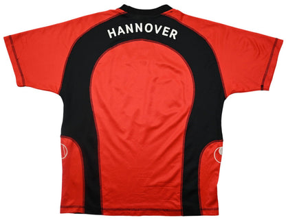 Maillot Hannover 96 Domicile 2003-04 Uhlsport TUI vintage