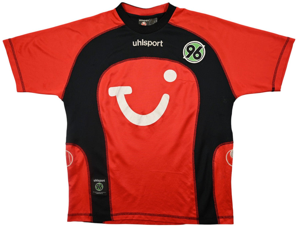 Maillot Hannover 96 Domicile 2003-04 Uhlsport TUI vintage